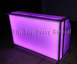 Purple 6ft Illuminated Acrylic Bar