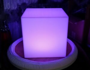 Acrylic Cube Purple