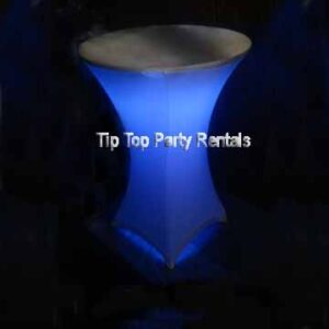 Illuminated Bar Table Blue