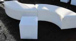 S-Shaped Curved Benches