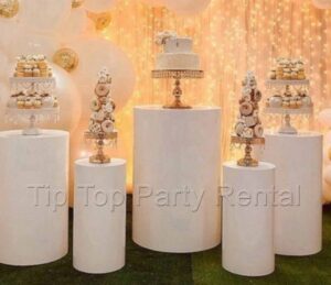 Acrylic Display Stands Plinth Cylinder Pedestal