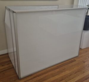 4ft Acrylic Bar - suitable for applying a vinyl decal