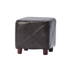 Black Square Ottoman